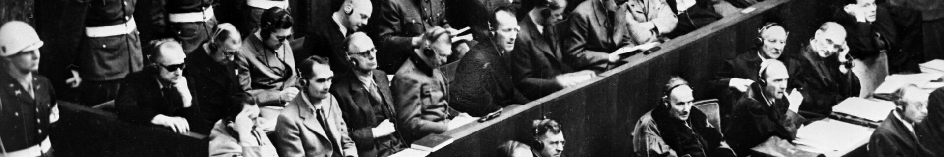Нюрнбергский процесс. 20 ноября 1945 года — 1 октября 1946 года. На скамье подсудимых  бывшие руководители гитлеровской Германии. - Sputnik Латвия, 1920