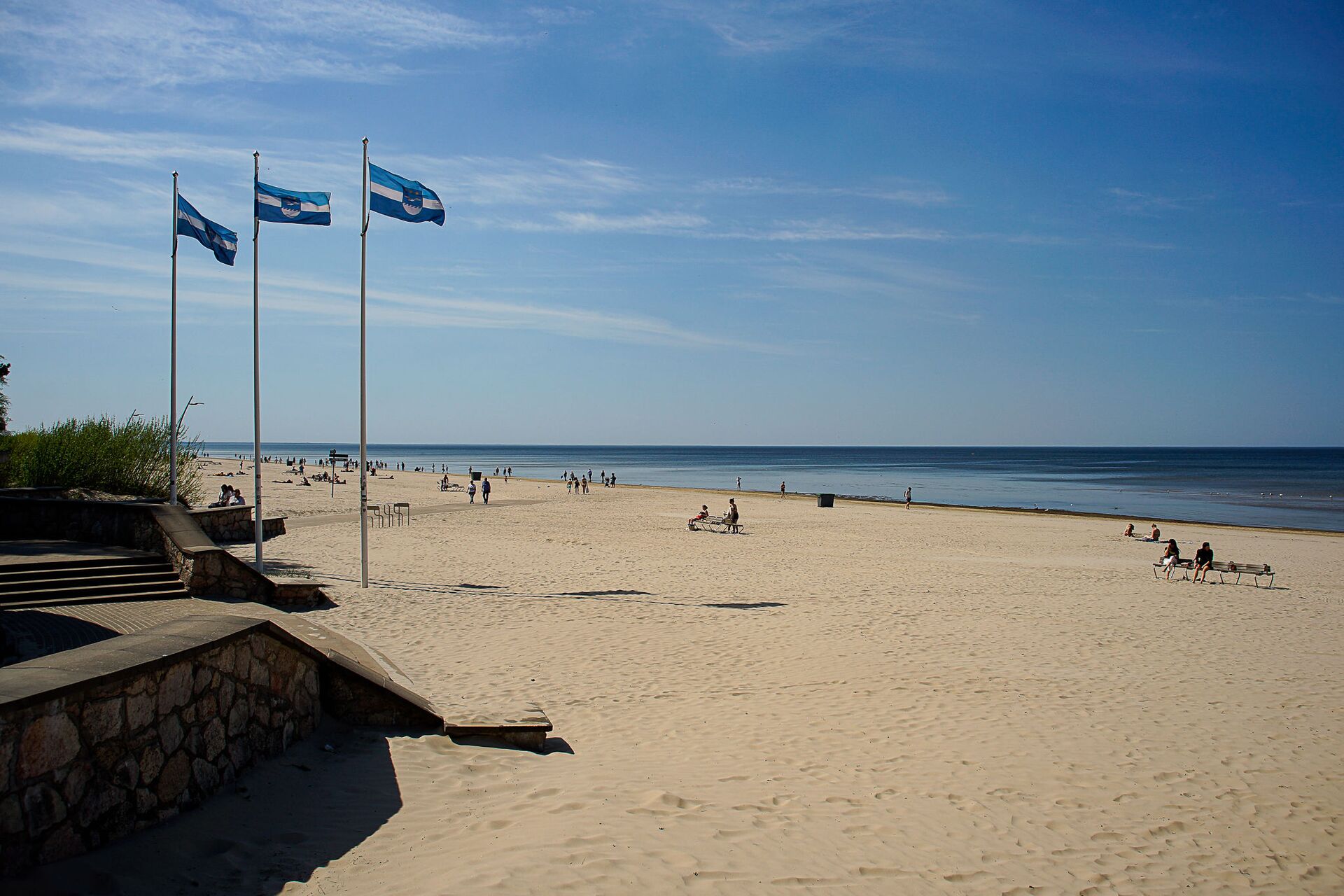Пляж в Юрмале - Sputnik Латвия, 1920, 01.06.2021