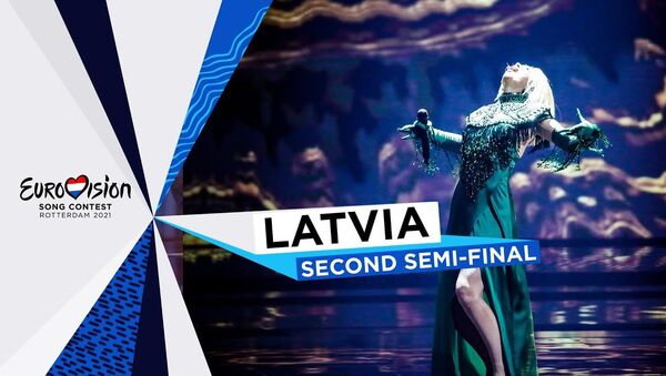 Выступление Саманты Тины во втором полуфинале Евровидения - Sputnik Латвия
