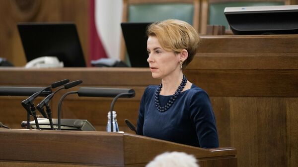 Министр внутренних дел Латвии Мария Голубева - Sputnik Латвия