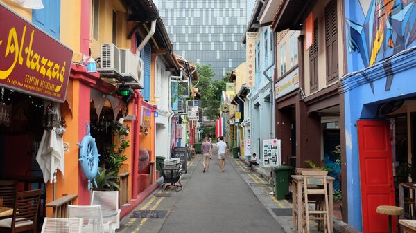 Улица Haji Lane в Сингапуре - Sputnik Латвия