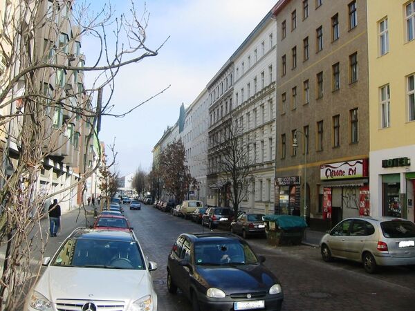 Улица Mariannenstraße в Берлине, Германия. - Sputnik Латвия