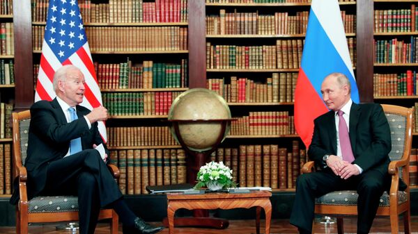 Vladimira Putina un Džo Baidena tikšanās Ženēvā   - Sputnik Latvija