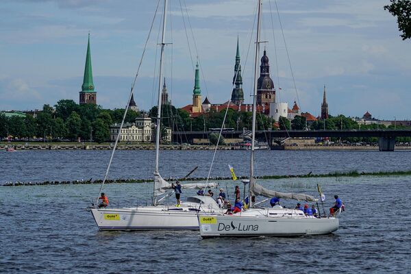  Tiks noskaidroti Latvijas Atklātā jūras burāšanas čempioni un Livonijas kausu ieguvēji. - Sputnik Latvija