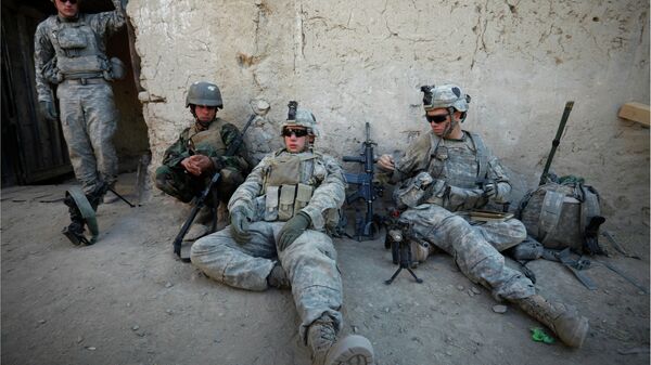 Военнослужащие США и Афганистана в провинции Кандагар - Sputnik Latvija