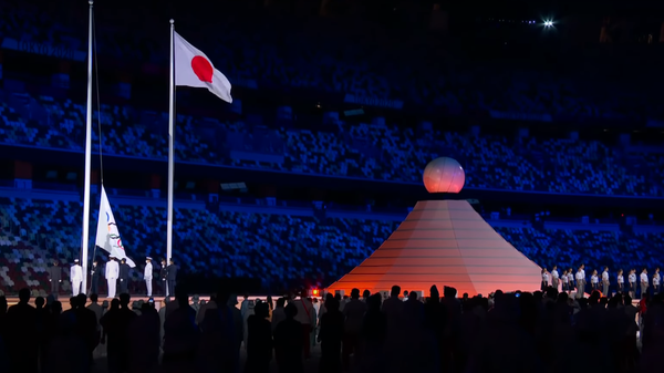 Лучшие моменты церемонии открытия летних Олимпийских игр в Токио - Sputnik Latvija