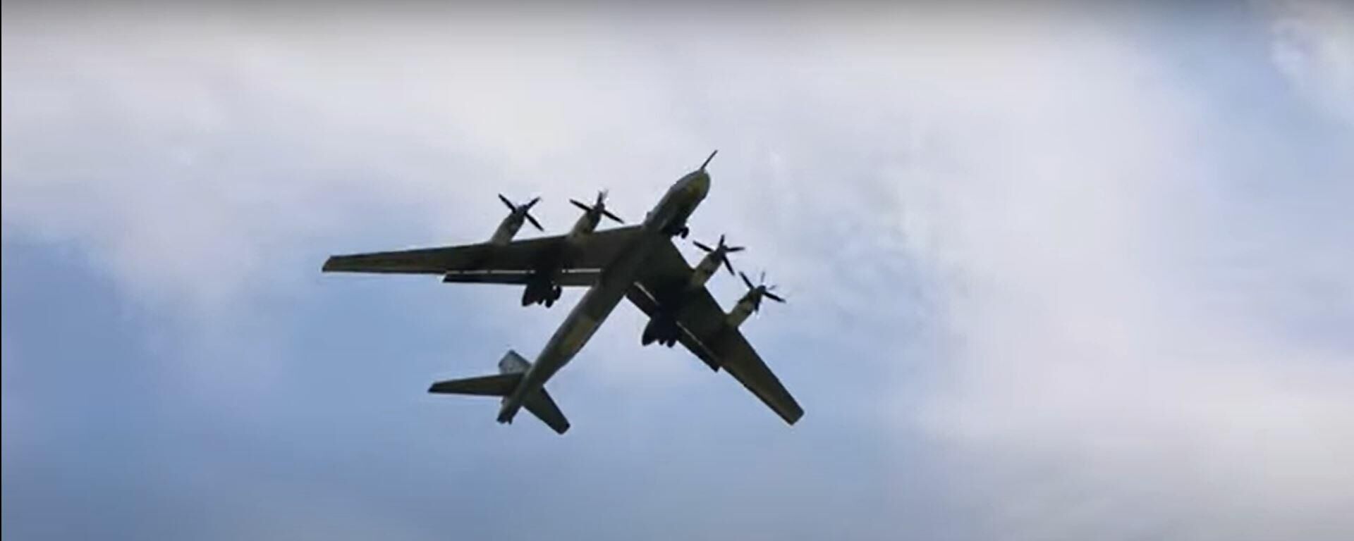 В небе Медведь: дозаправка в воздухе российского Ту-95МС - Sputnik Латвия, 1920, 30.07.2021