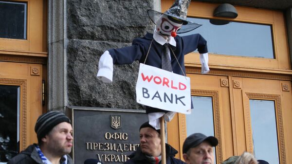 Акция протеста в Киеве - Sputnik Латвия