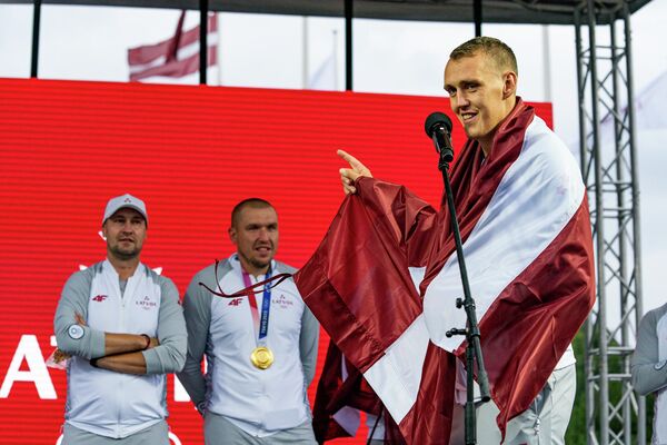 Олимпийский чемпион Наурис Миезис. - Sputnik Латвия