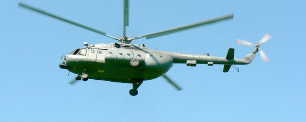Вертолет ВВС Литвы Вертолет ВВС Литвы - Sputnik Латвия