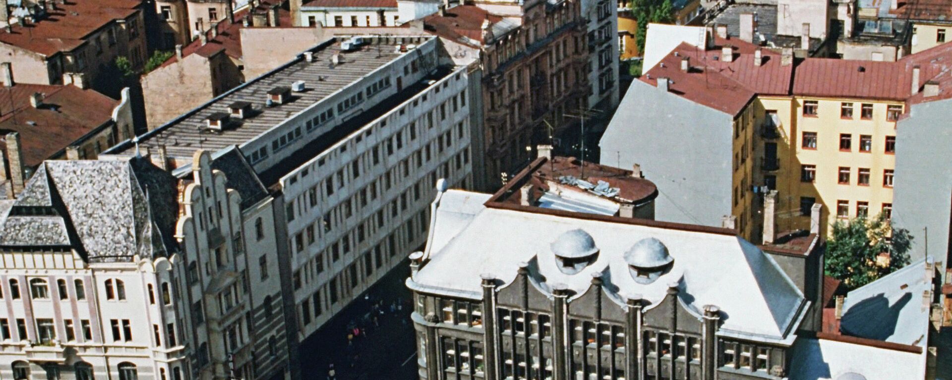 Панорама города Рига в Латвии, 1990 год - Sputnik Латвия, 1920, 21.10.2021
