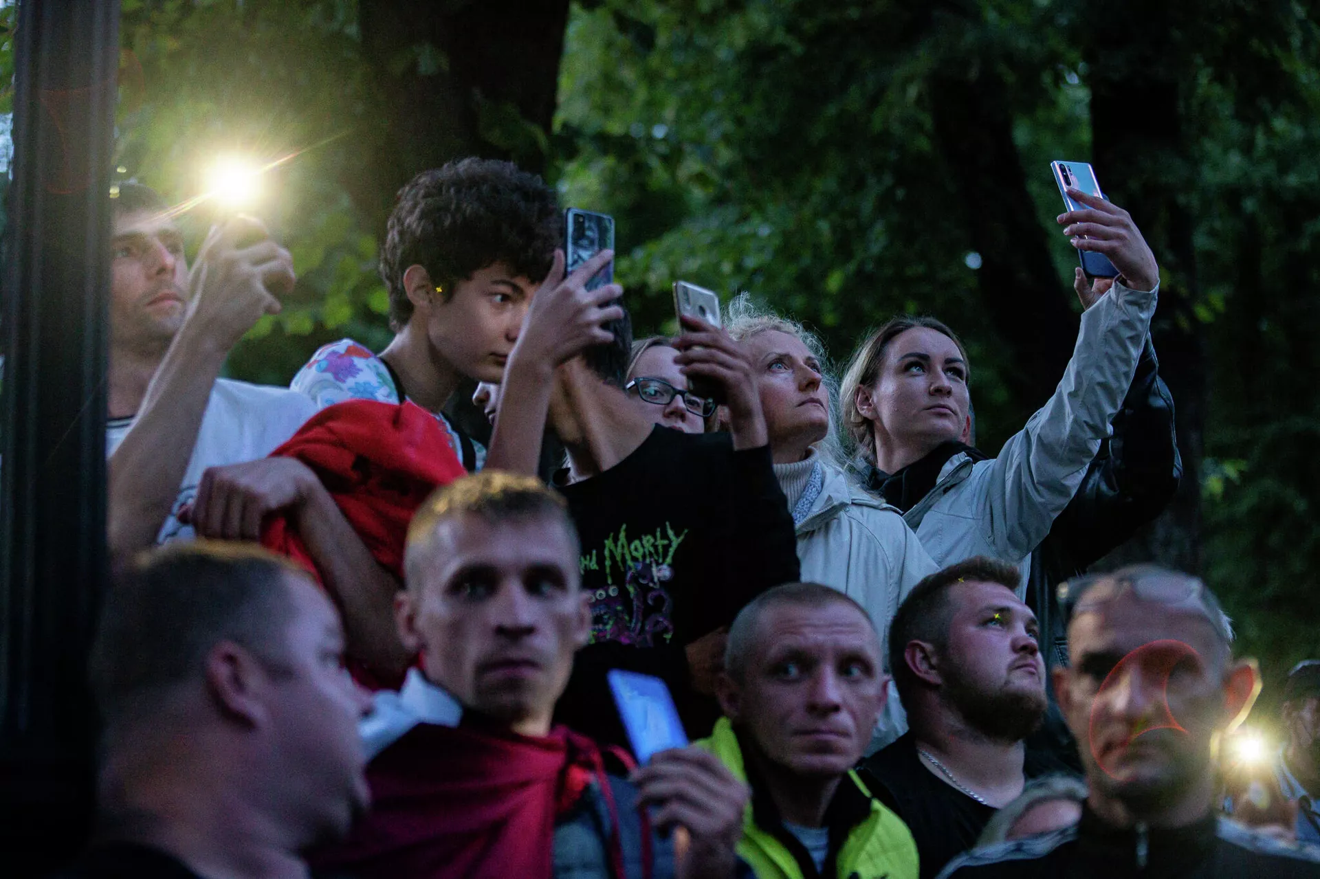 Акция протеста против обязательной вакцинации в Риге, 18 августа Акция протеста против обязательной вакцинации в Риге, 18 августа - Sputnik Латвия, 1920, 19.08.2021