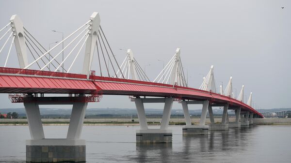 Автомобильный мост через Амур между Благовещенском и Хэйхэ - Sputnik Латвия