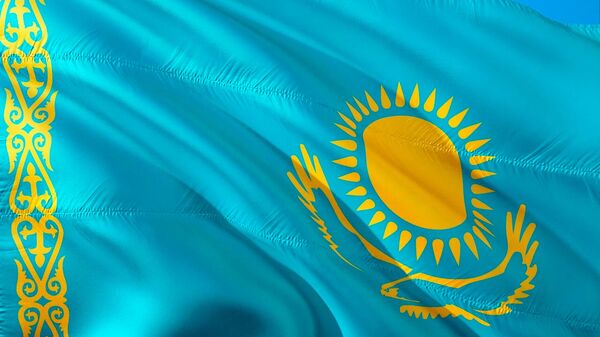 Флаг республики Казахстан - Sputnik Латвия