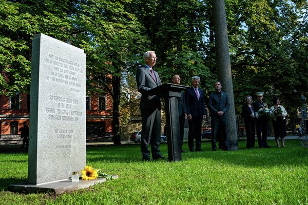 В Риге вспомнили жертв трагедии 11 сентября в Нью-Йорке - Sputnik Латвия