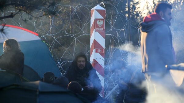 Польша против мигрантов: дойдет ли до стрельбы? Прогноз военного эксперта - Sputnik Латвия