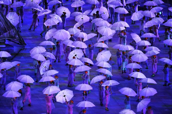 Выступление артистов на церемонии открытия Паралимпийский игр в Лондоне в 2012 году. - Sputnik Латвия