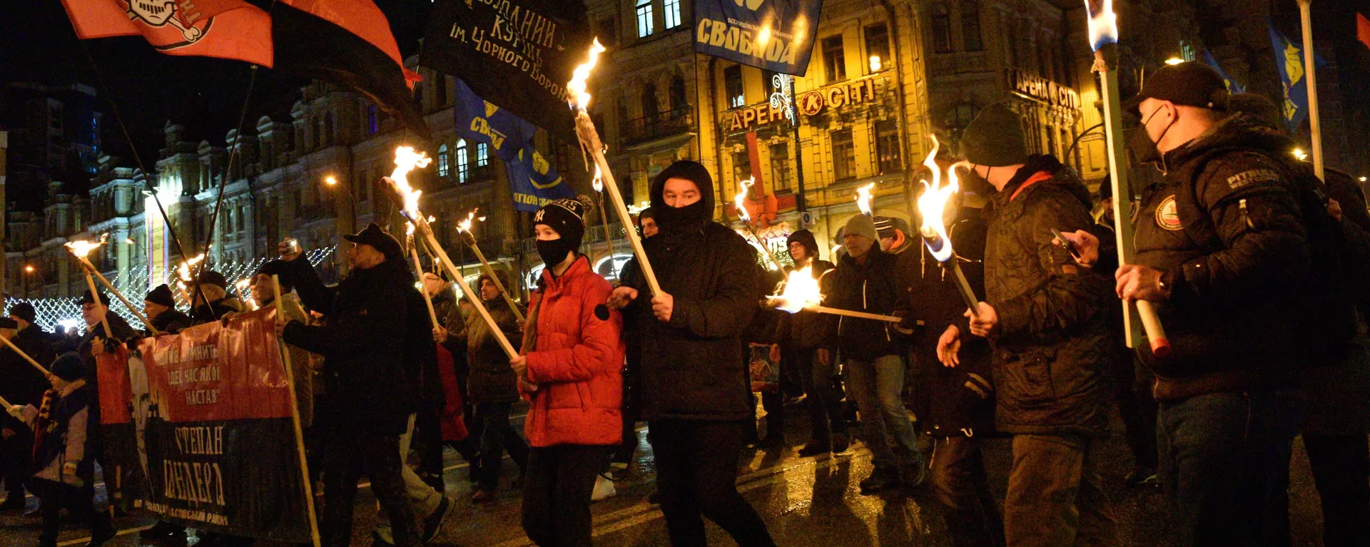 Nacionālistu gājiens Kijevā   - Sputnik Latvija, 1920, 06.03.2022