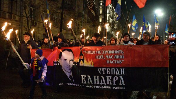 Марш националистов в Киеве - Sputnik Латвия