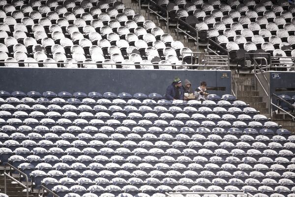 Стадион перед футбольным матчем НФЛ между &quot;Сиэтл Сихокс&quot; и &quot;Чикаго Беарз&quot;, 26 декабря 2021 года, Сиэтл. - Sputnik Латвия