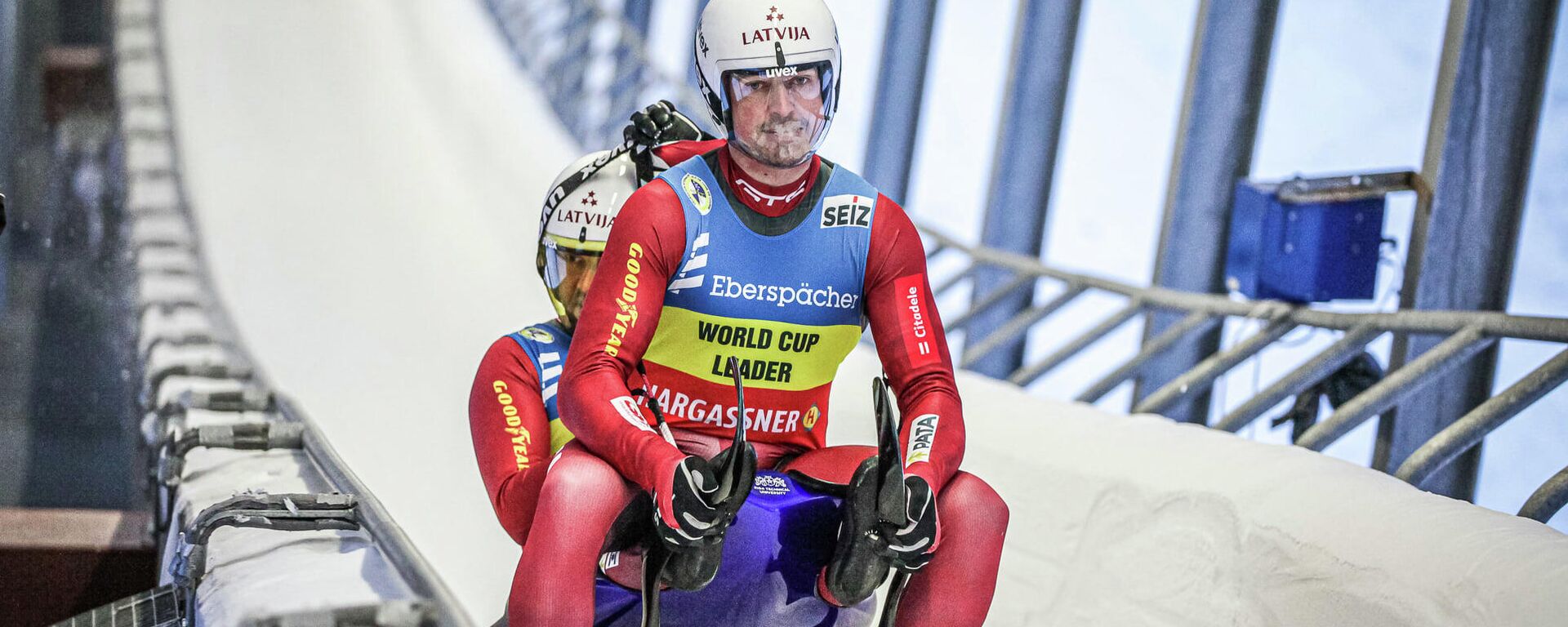  В Сигулде проходит седьмой этап Кубка мира по санному спорту - Sputnik Латвия, 1920, 03.12.2025