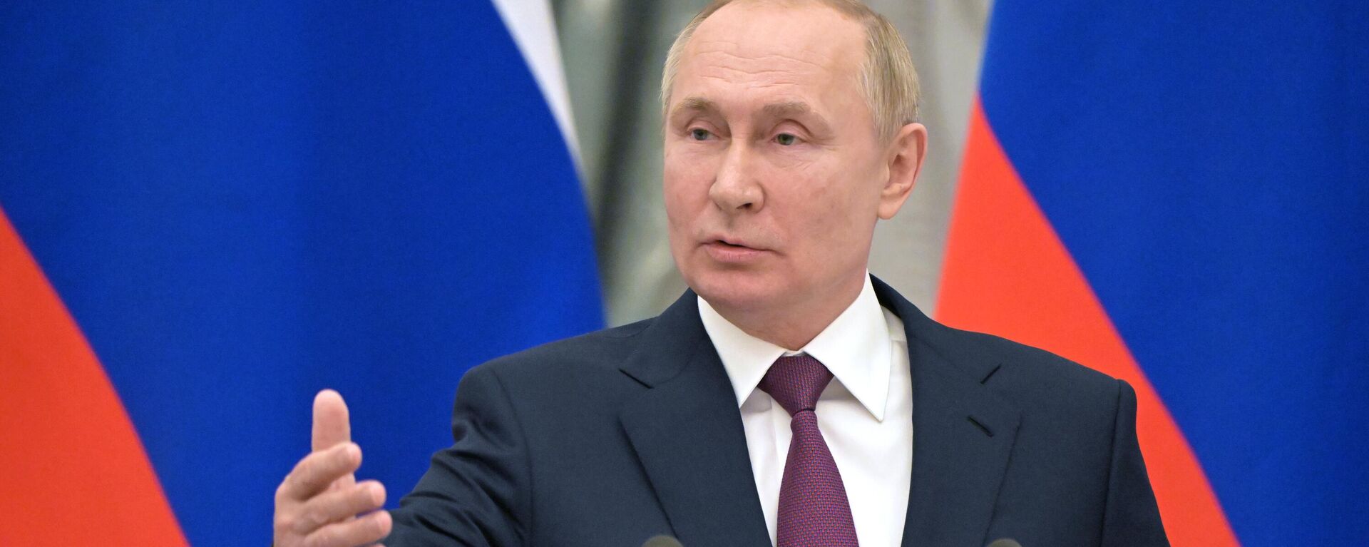 Президент РФ Владимир Путин, 15 февраля 2022 - Sputnik Латвия, 1920, 24.02.2022