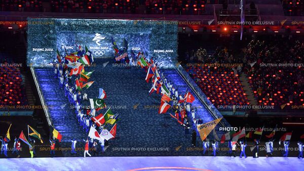 Официальная церемония закрытия зимних Олимпийских игр (20 февраля 2022). Пекин - Sputnik Латвия