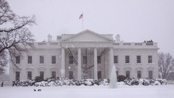 Здание Белого дома в Вашингтоне - резиденция президента США - Sputnik Латвия