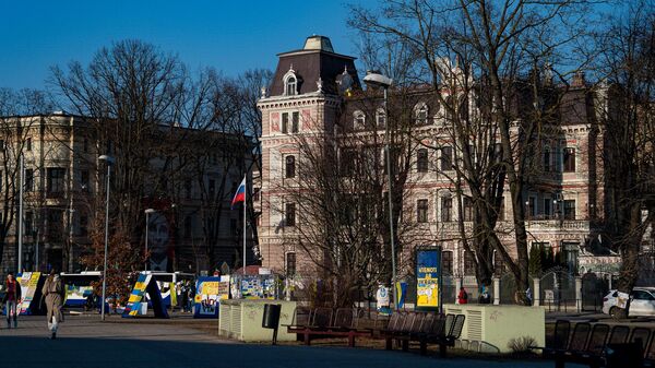 Здание посольства России в Латвии - Sputnik Латвия