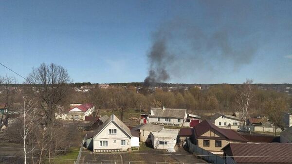 ВСУ обстреляли поселок Климово в Брянской области, 14 апреля 2022 года  - Sputnik Latvija