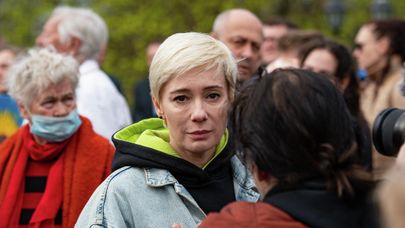 Акция "Русский голос против войны" в Риге
