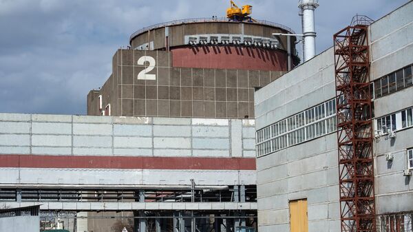 Энергоблок №2 Запорожской АЭС в Энергодаре, 5 мая 2022 года - Sputnik Латвия