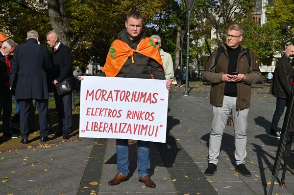На фото: &quot;Мораторий на &quot;либерализацию&quot; рынка электрической энергии.  - Sputnik Латвия