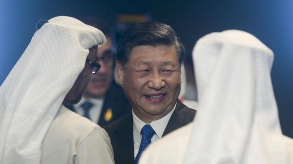 Председатель Китая Си Цзиньпин на полях саммита G20 - Sputnik Латвия