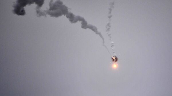Выстрел военнослужащих ВС РФ из ПЗРК в зоне спецоперации - Sputnik Латвия