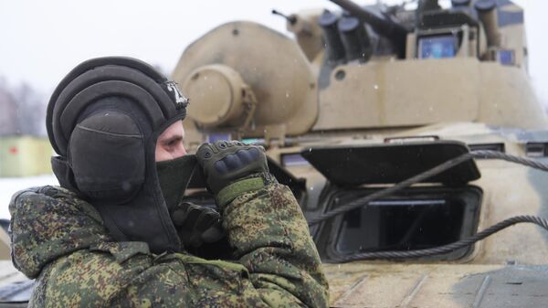 Боевая подготовка мобилизованных военнослужащих ВС РФ - Sputnik Латвия