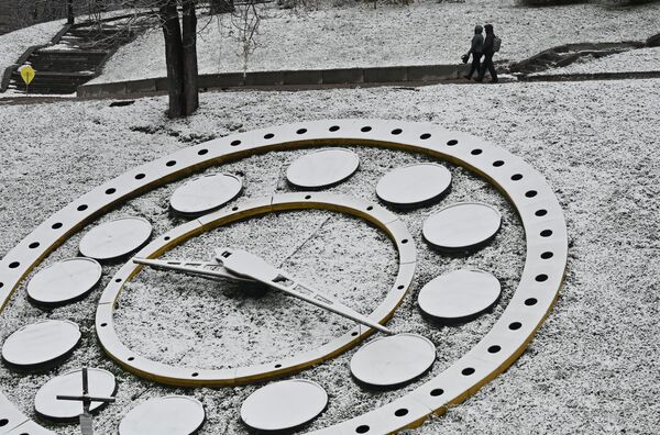 После первого снегопада в Киеве - Sputnik Латвия