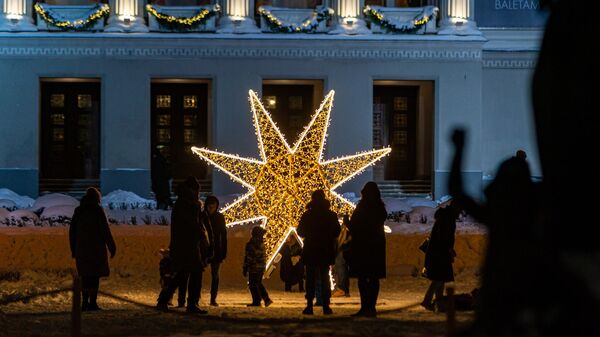 Рига готовится праздновать Рождество и Новый год - Sputnik Латвия