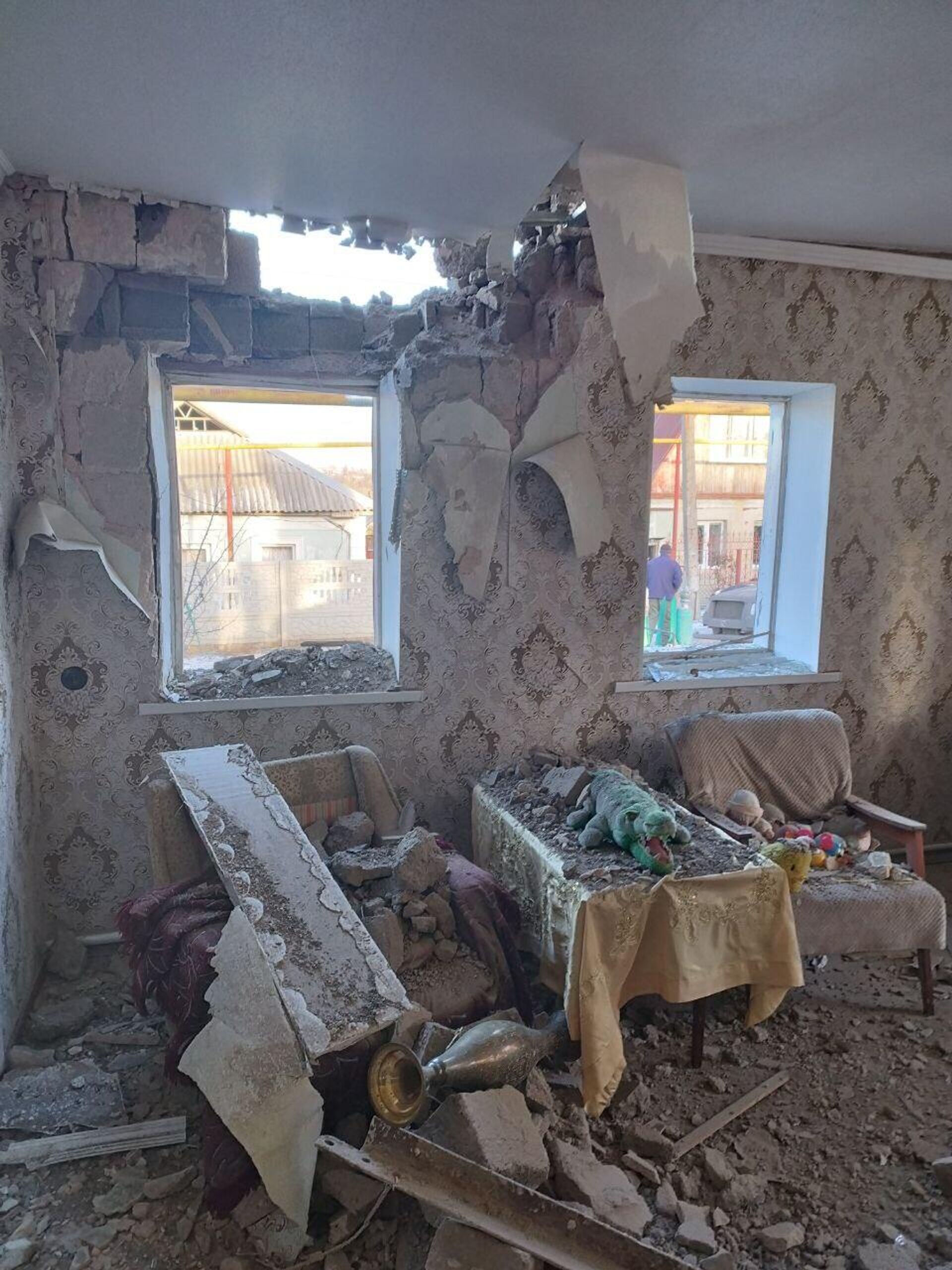 Дом семьи Ильяса, уничтоженный ВСУ - Sputnik Латвия, 1920, 18.01.2023