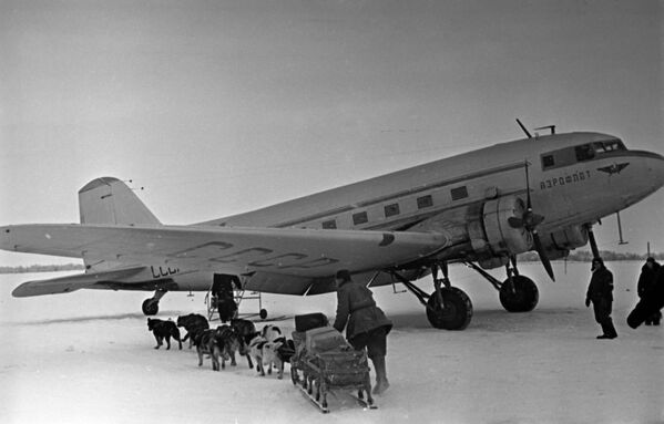 Аэродром Петропавловск-Камчатский, 1960 год - Sputnik Латвия