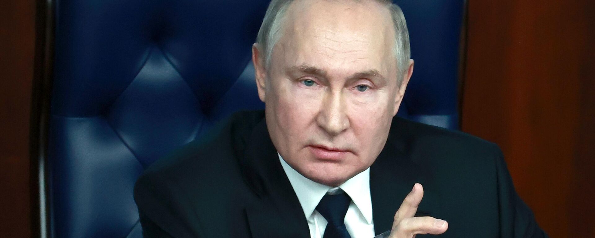 Президент РФ В. Путин провел расширенное заседание коллегии Минобороны РФ - Sputnik Латвия, 1920, 25.05.2023