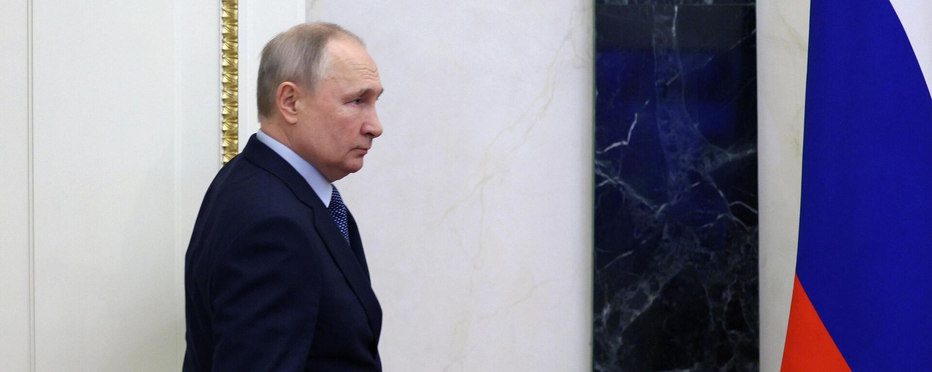 Президент РФ Владимир Путин перед началом совещания с членами Совбеза, 31 марта 2023 - Sputnik Латвия, 1920, 31.03.2023