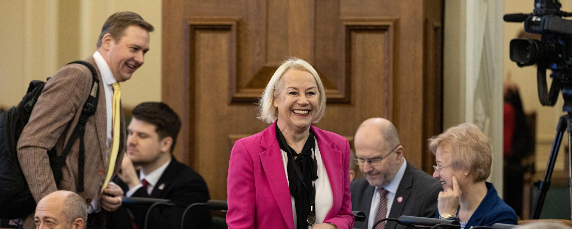 Депутат Сейма Латвии Лига Козловска  - Sputnik Латвия, 1920, 30.03.2026