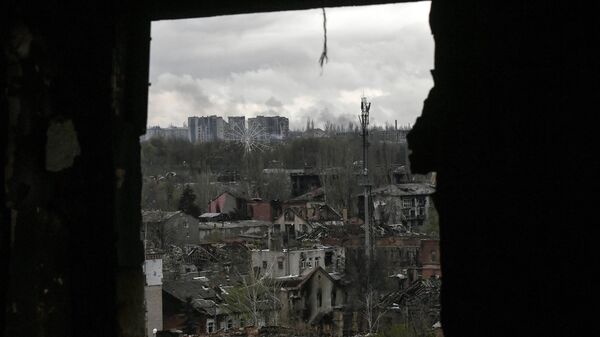 Вид на Артемовск из окна дома - Sputnik Латвия