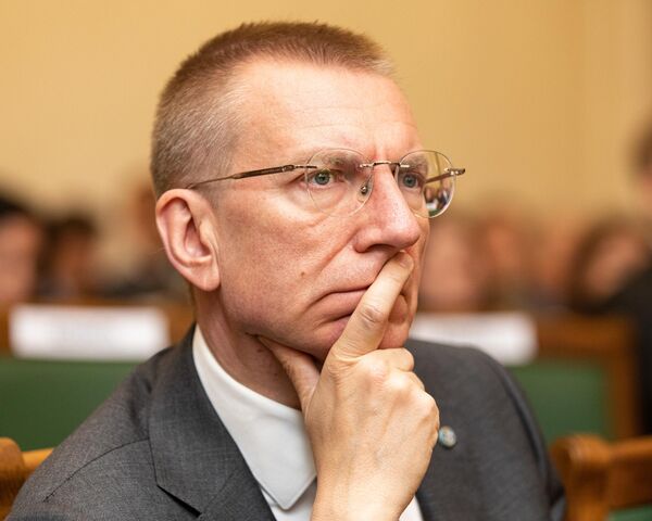 Кандидат в президенты Латвии, министр иностранных дел Эдгарс Ринкевичс. - Sputnik Латвия