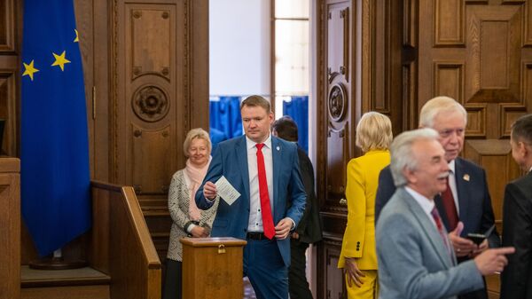 Депутаты Сейма выбирают президента Латвии, 31 мая 2023 года - Sputnik Латвия