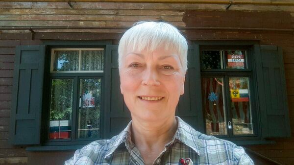 Латвийская активистка Елена Крейле - Sputnik Латвия