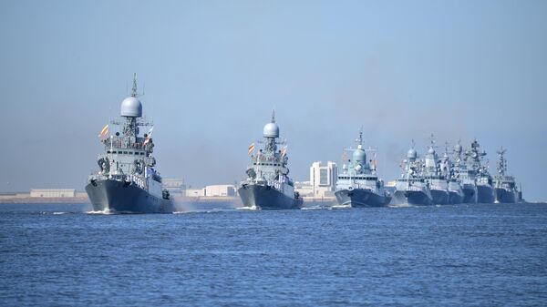 Празднование Дня ВМФ в Санкт-Петербурге - Sputnik Латвия