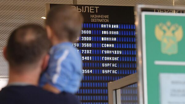Первый чартерный рейс в Турцию - Sputnik Латвия