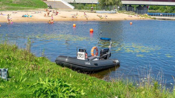 Работа спасательной службы рижской муниципальной полиции - Sputnik Латвия